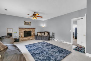 Family Room with Fireplace