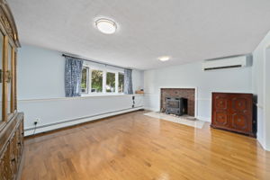 In-law family room/dining area with fireplace