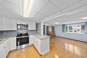 Welcome to the lower level with full in-law apartment or alternatively family entertainment area