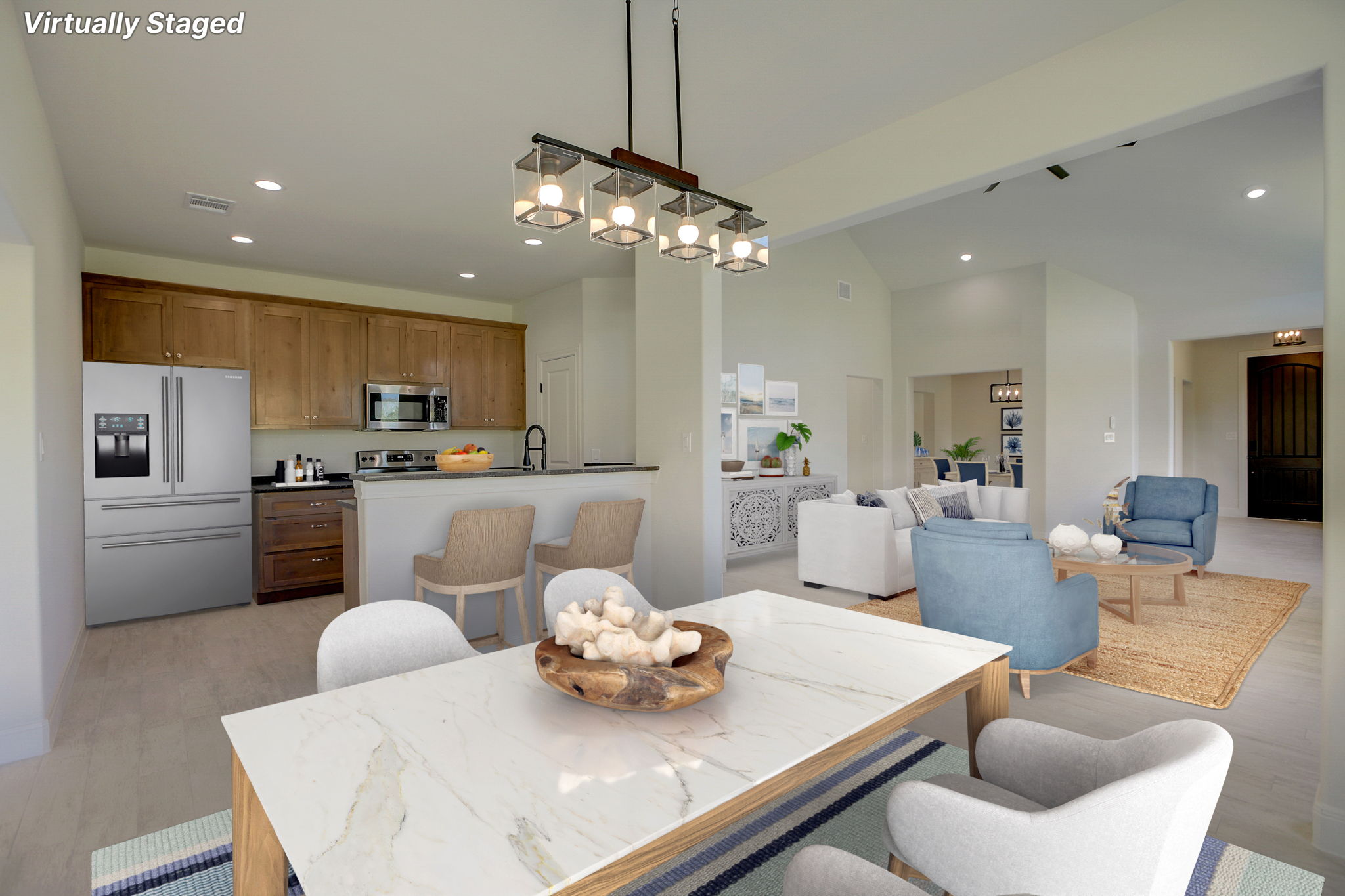 Breakfast / Kitchen / Living Area:  Virtually Staged