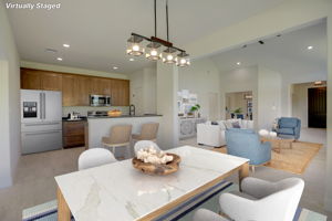 Breakfast / Kitchen / Living Area:  Virtually Staged