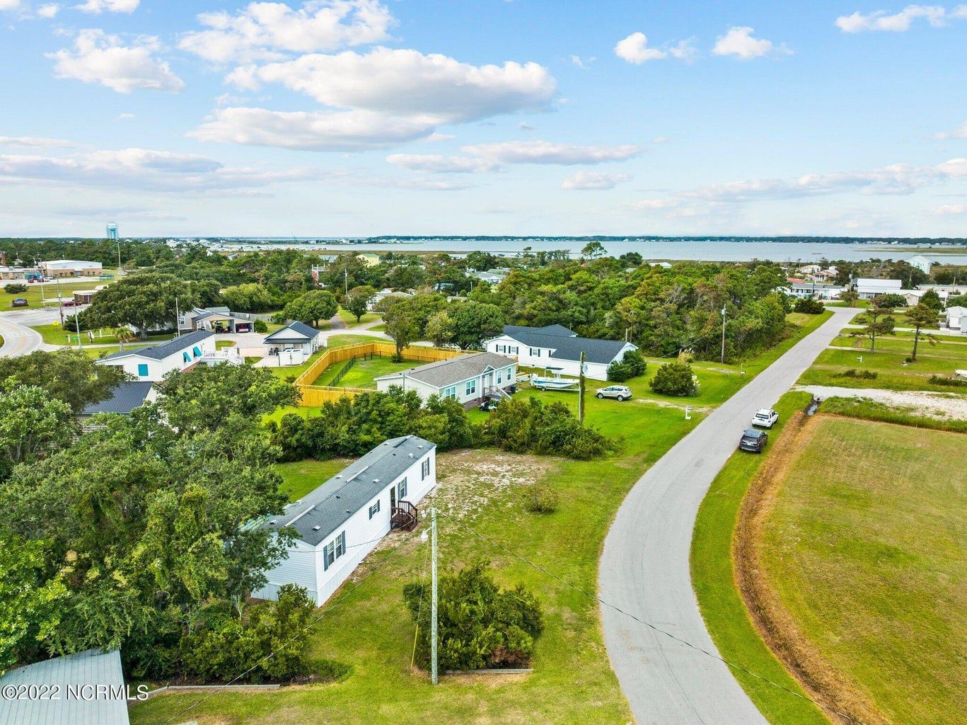 Aerial toward Eastmouth Bay