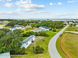 Aerial toward Eastmouth Bay