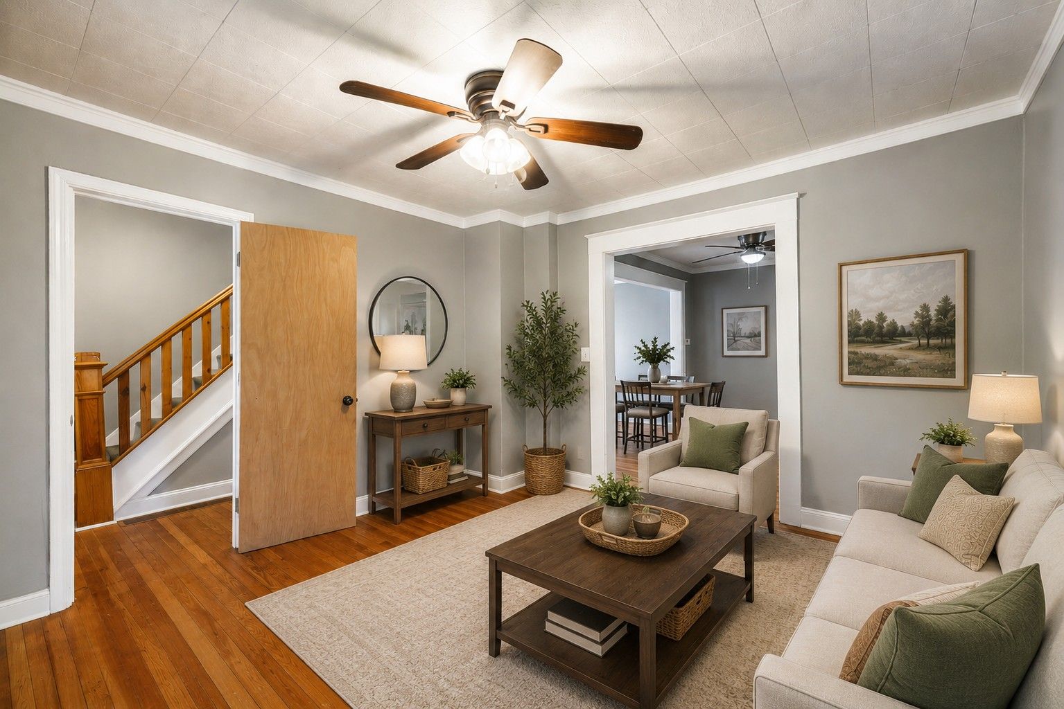 Living Room Virtually Staged