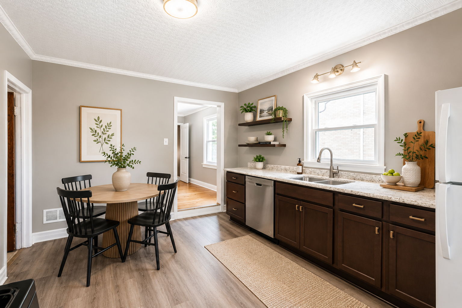 Eat-In Kitchen Virtually staged