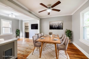 Dining Room Virtually Staged