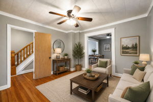 Living Room Virtually Staged