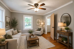 Living Room Virtually Staged