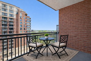Lovely Balcony off Living Space