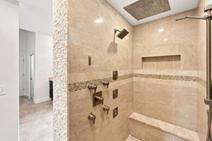 body sprays, rain head, hand held!