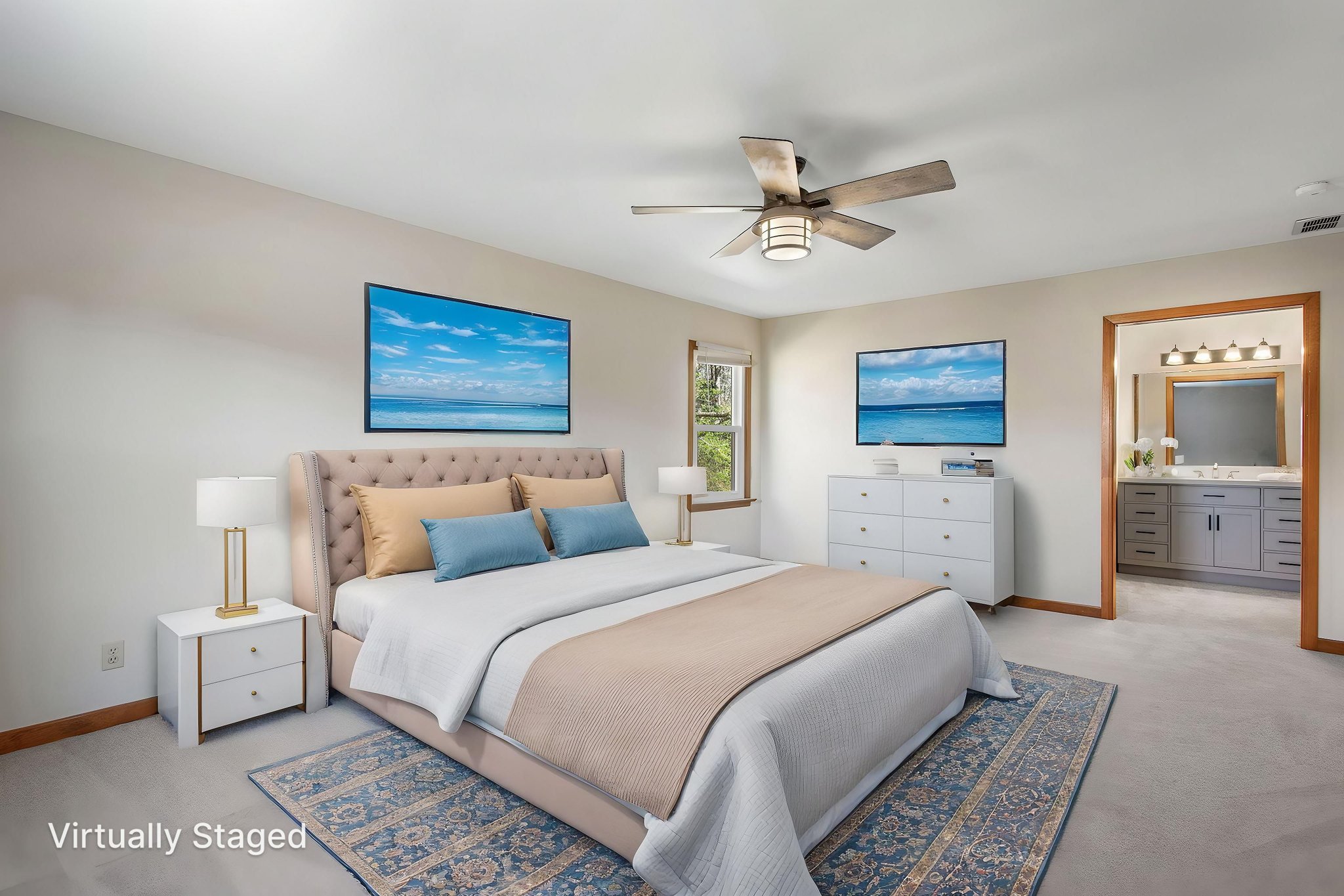 27-Primary Bedroom virtually staged