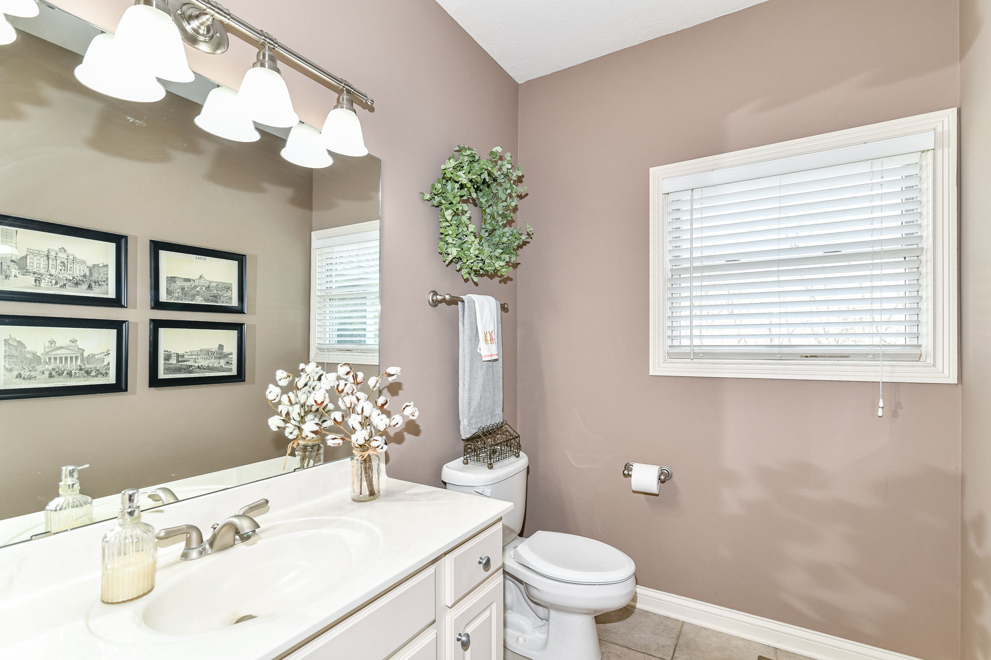 1/2 Bath on Main Level