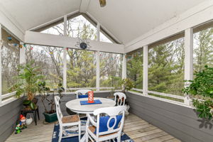 Screened in porch