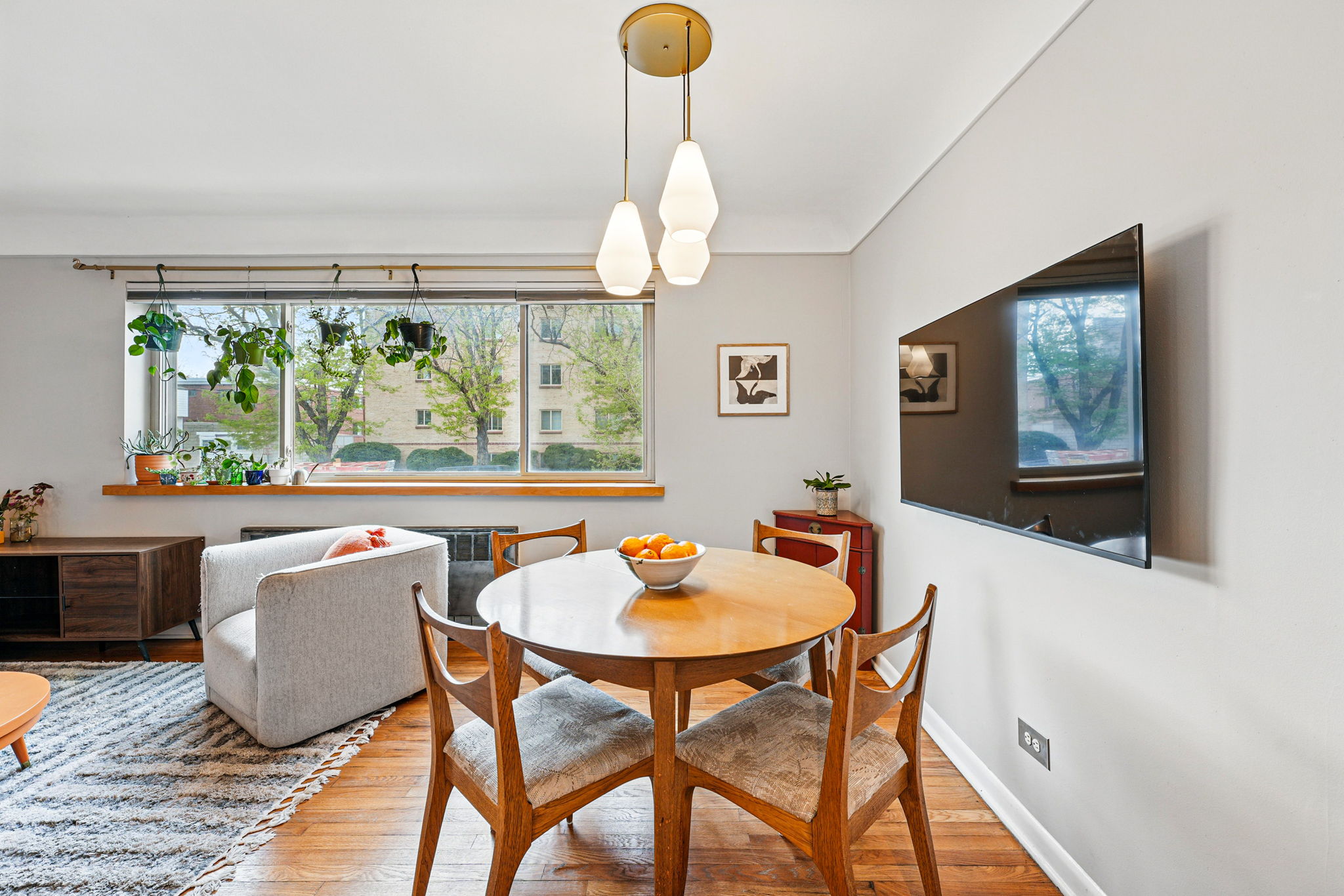 Open floor plan leaves plenty of room for a dining room table