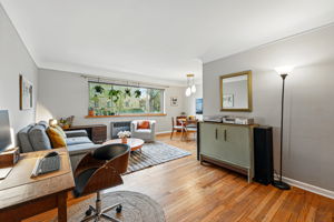 Spacious, open, and light-filled living area