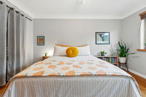 Spacious bedroom