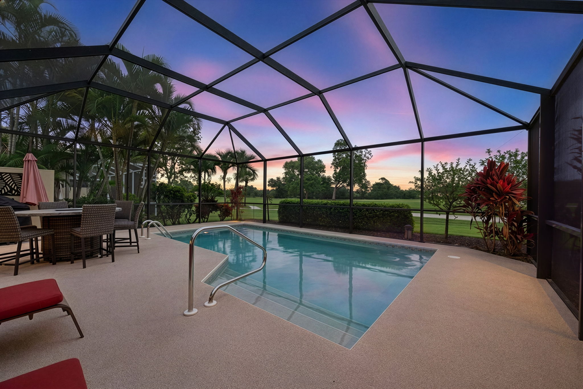 Pool Dusk