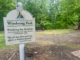 Windsong Park, just steps away from house!