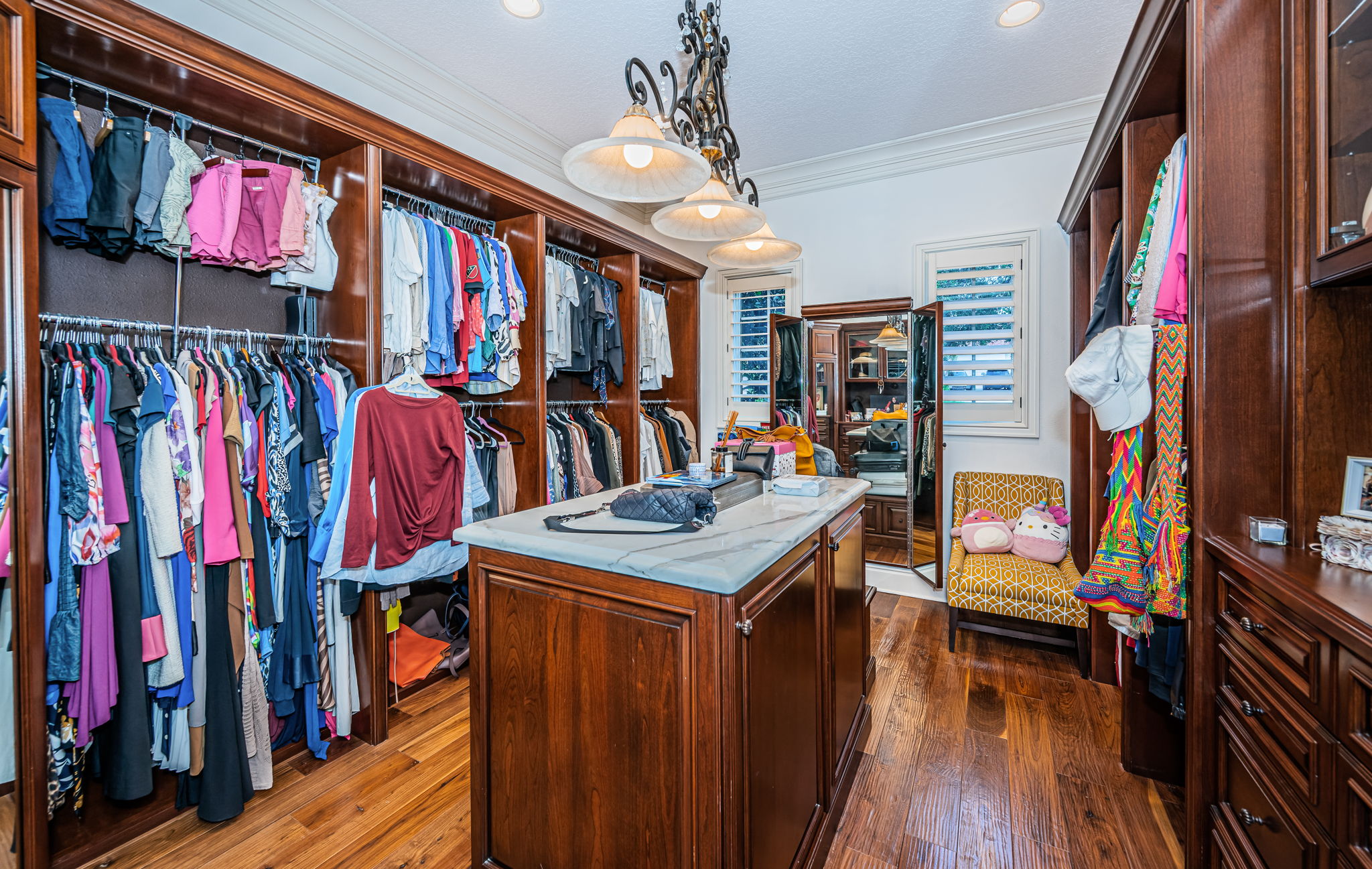 First Floor Master Bedroom Walk-in Closet1a