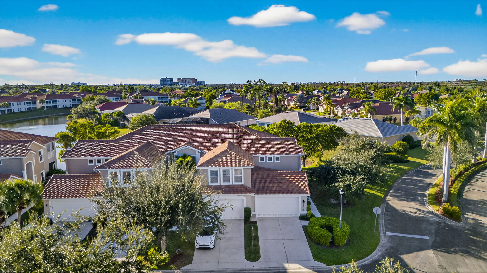 Aerial Front Exterior 4