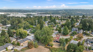 From this angle, you can see how the home backs to open land while remaining just minutes from grocery stores, schools, and quick freeway access.