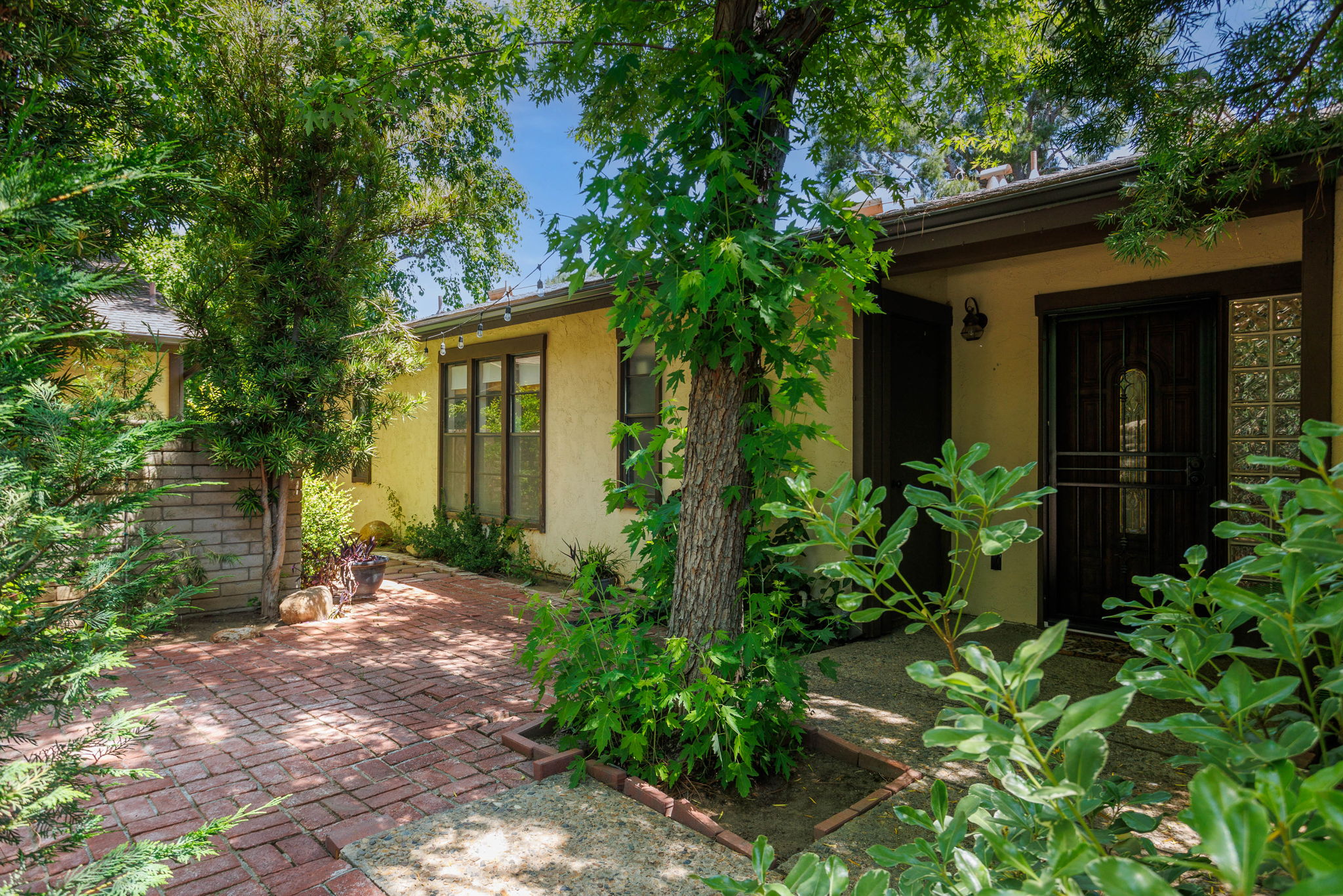 Lush Landscaped Entry