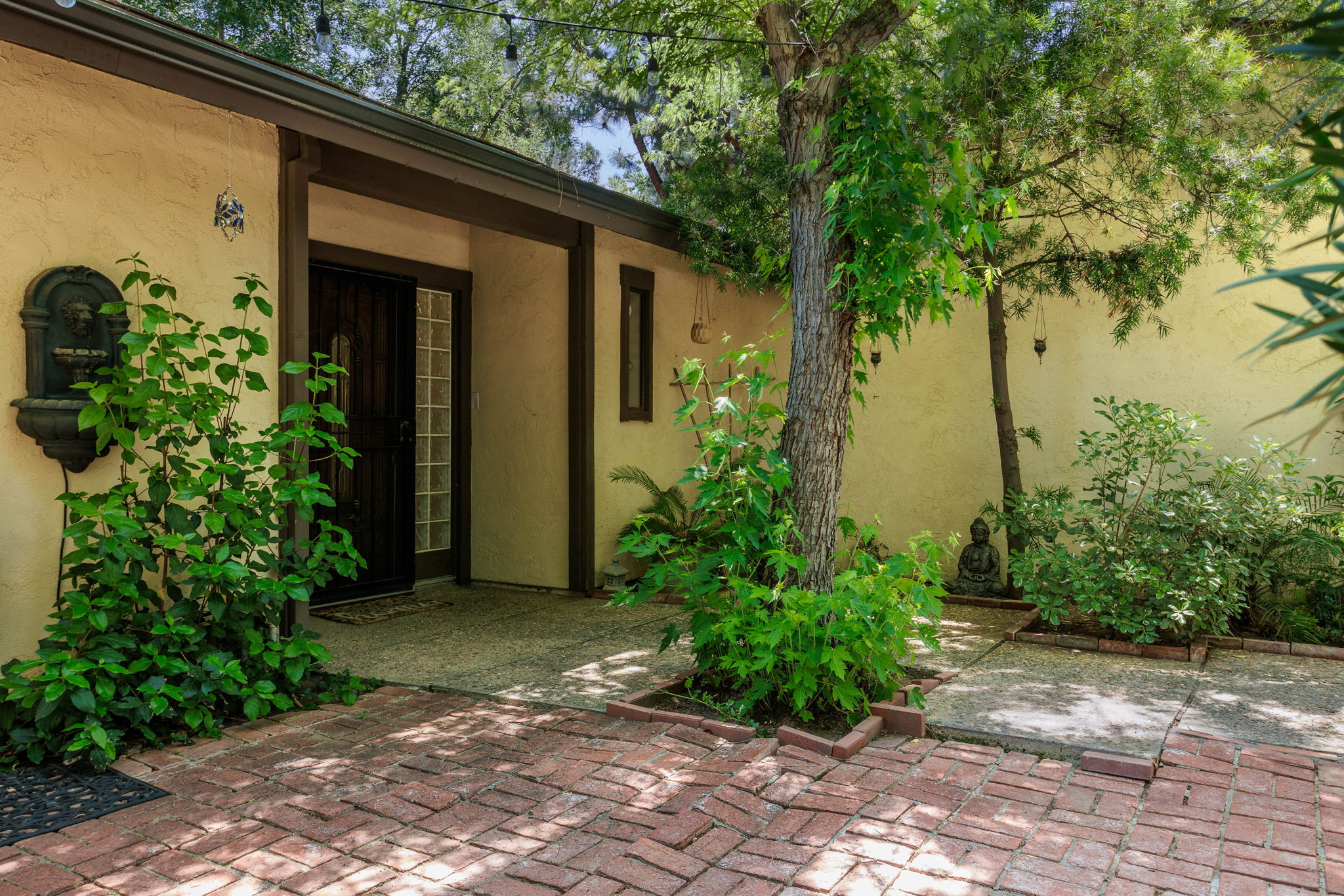 Interior Private Courtyard Entry