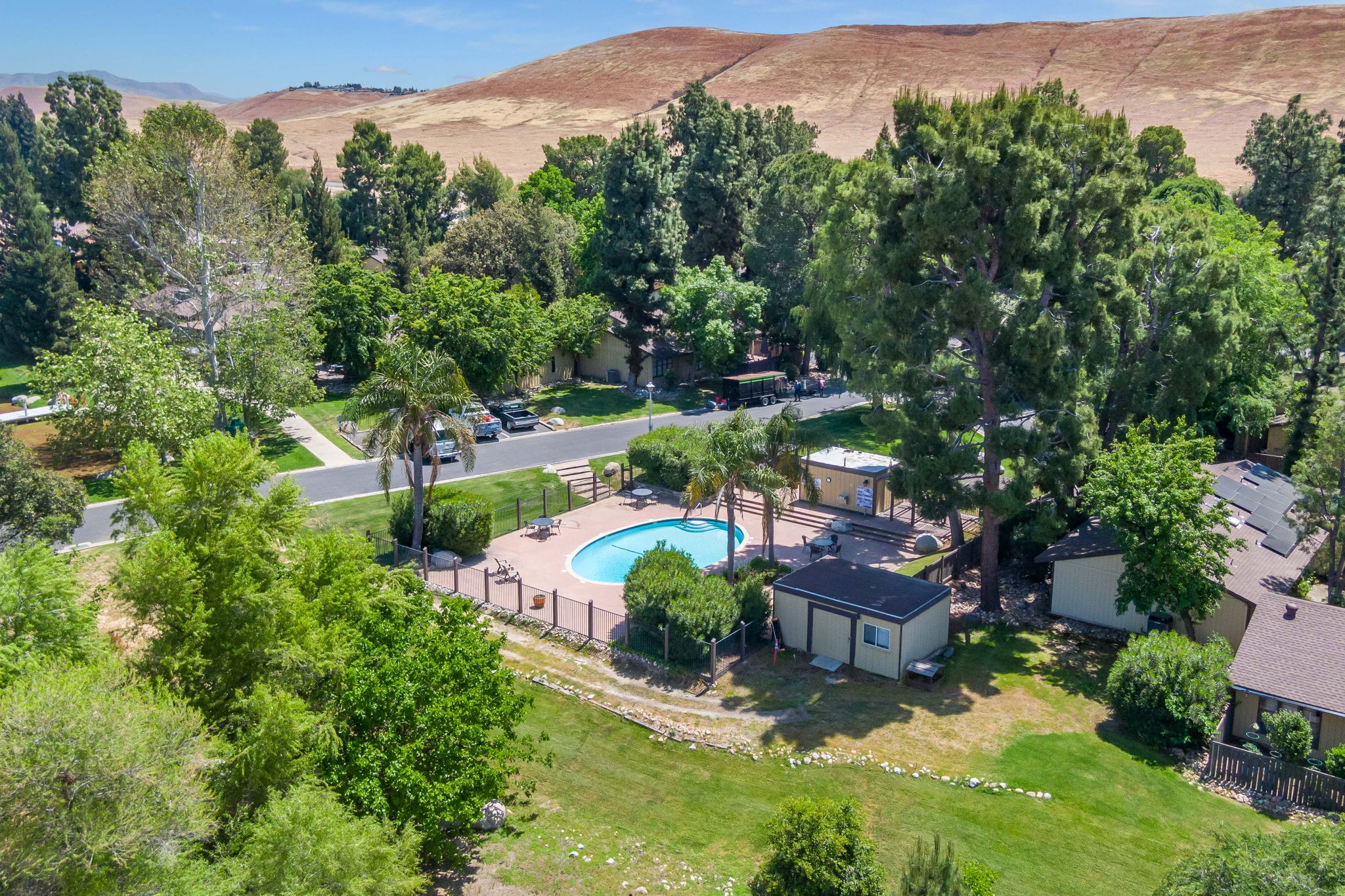Community pool area