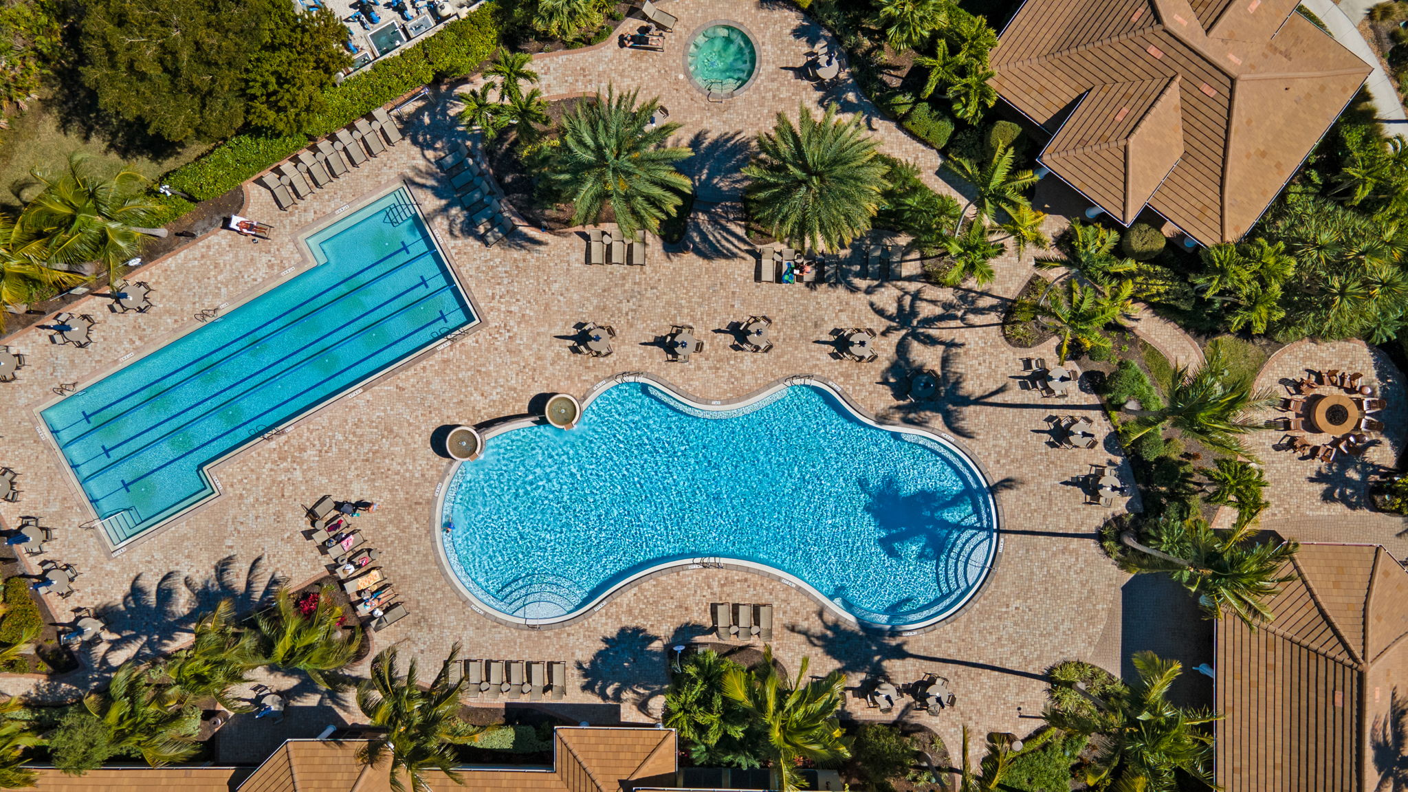 Aerial Pool Overview