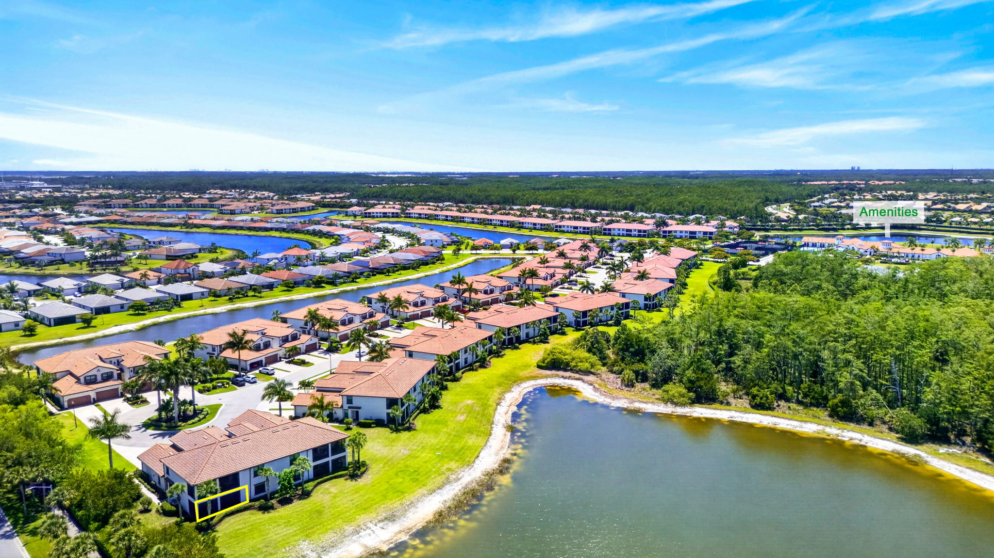 Aerial Rear Exterior 2 - lot lines