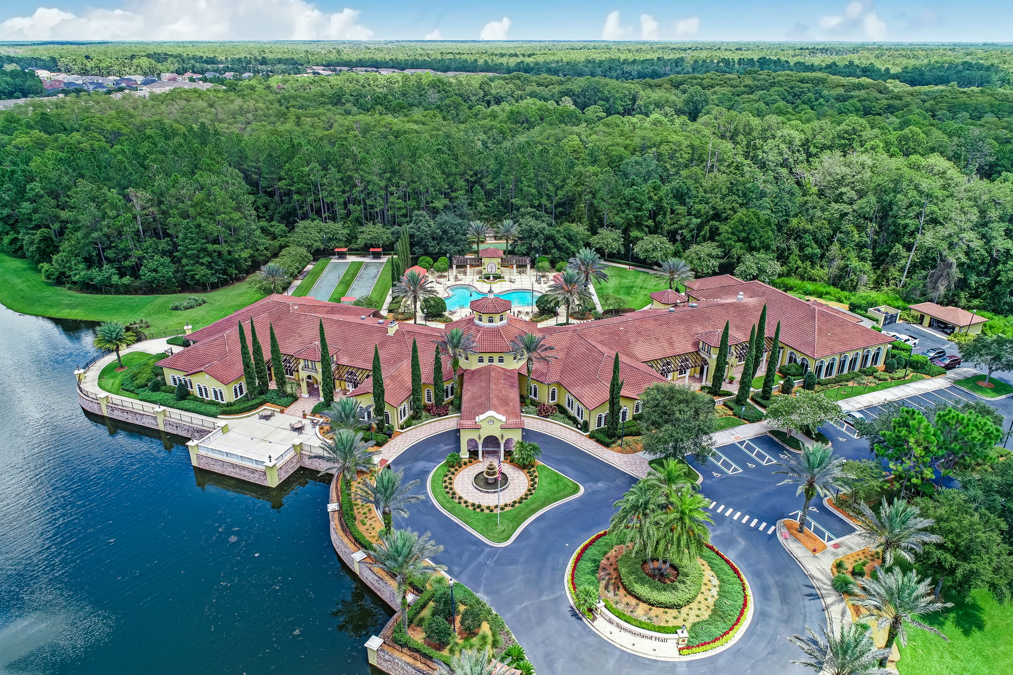 Aerial of Sweetwater Amenities Center