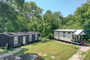 Aerial of Tiny Homes