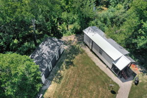 Aerial of Tiny Homes