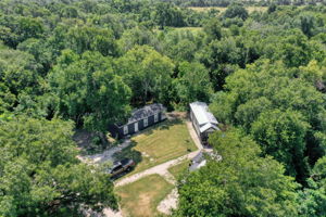 Aerial of Tiny Homes