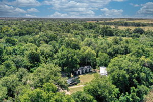 Aerial of Tiny Homes
