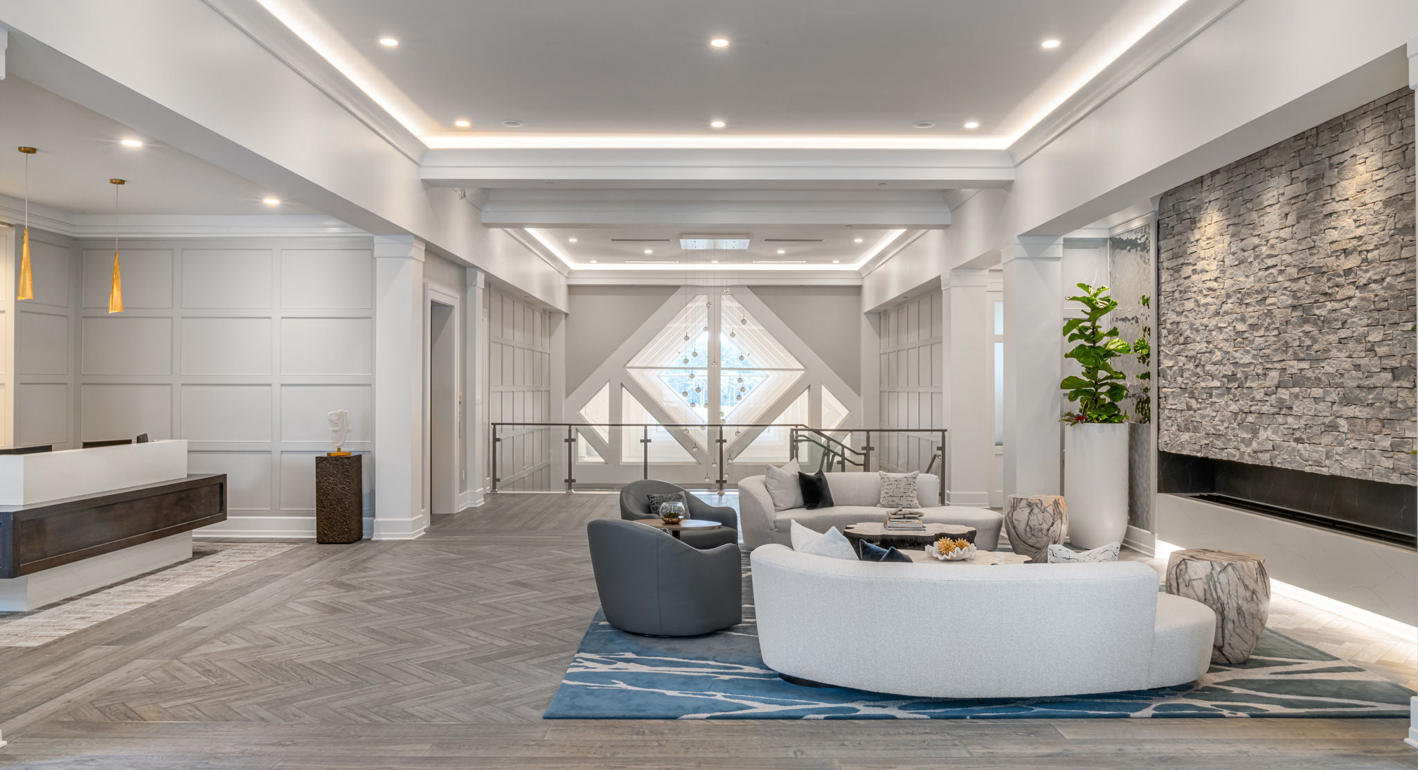 Lobby and Entrance to Clubhouse