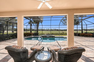 Lanai with Long Southern Golf and Lake View