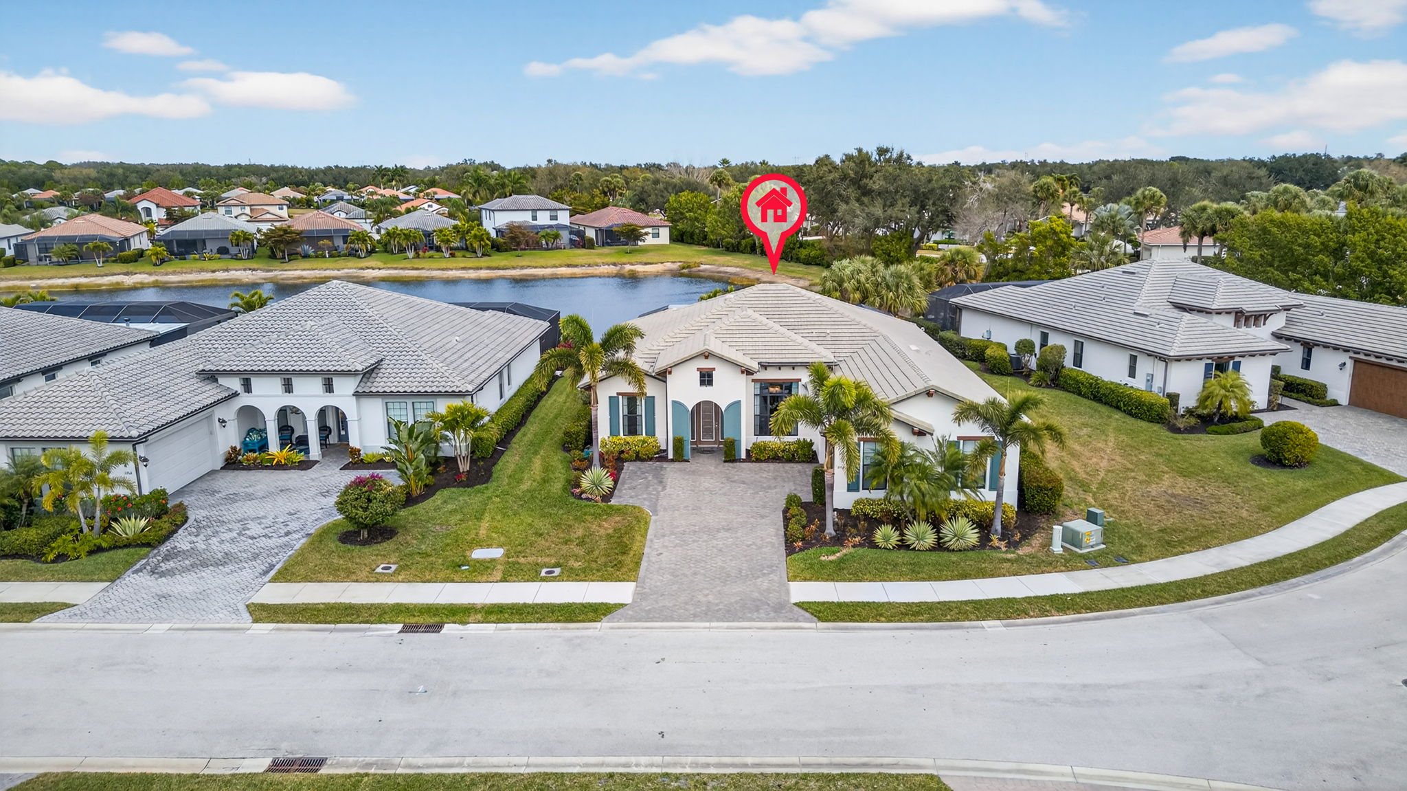 Aerial Front Exterior 1 - marker