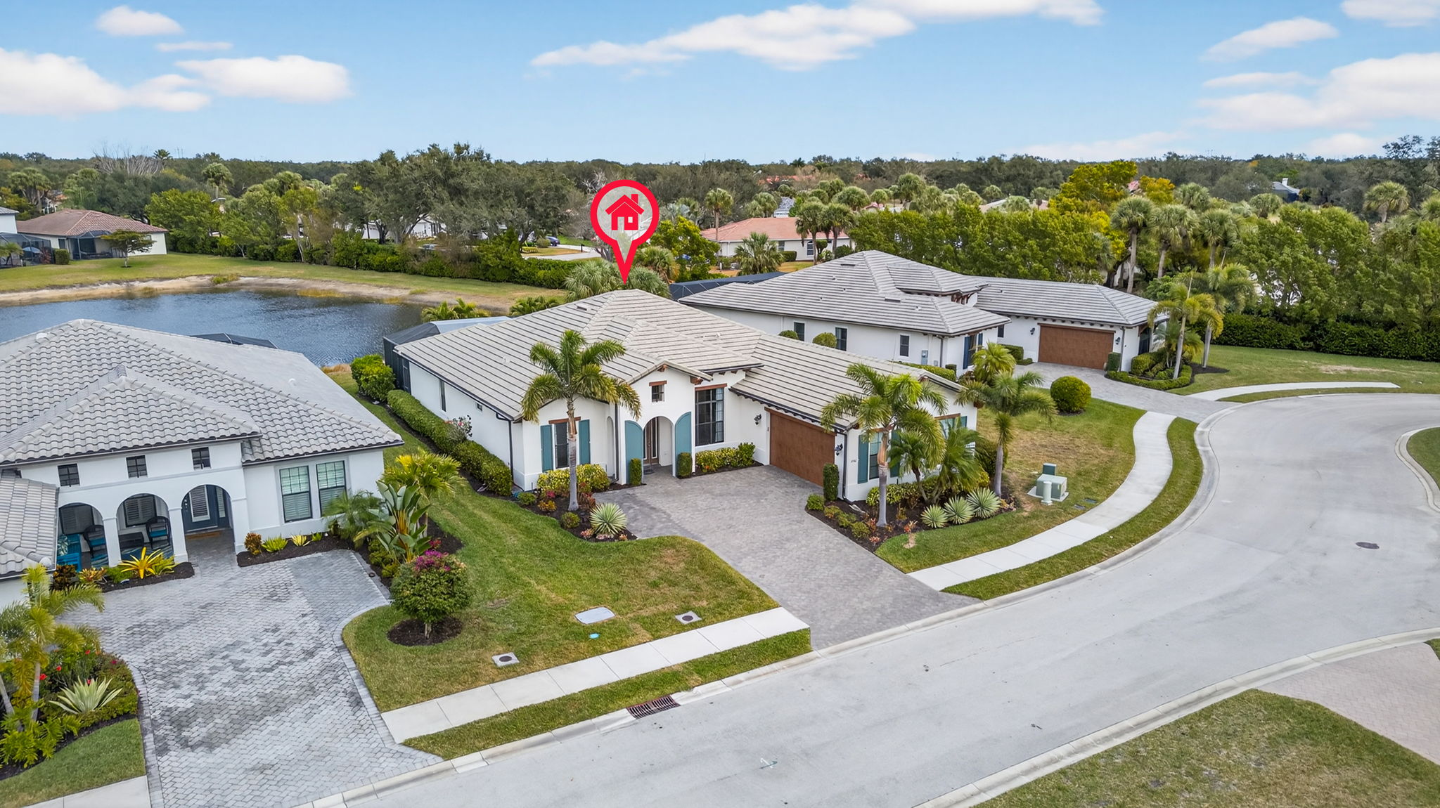 Aerial Front Exterior 2 - marker