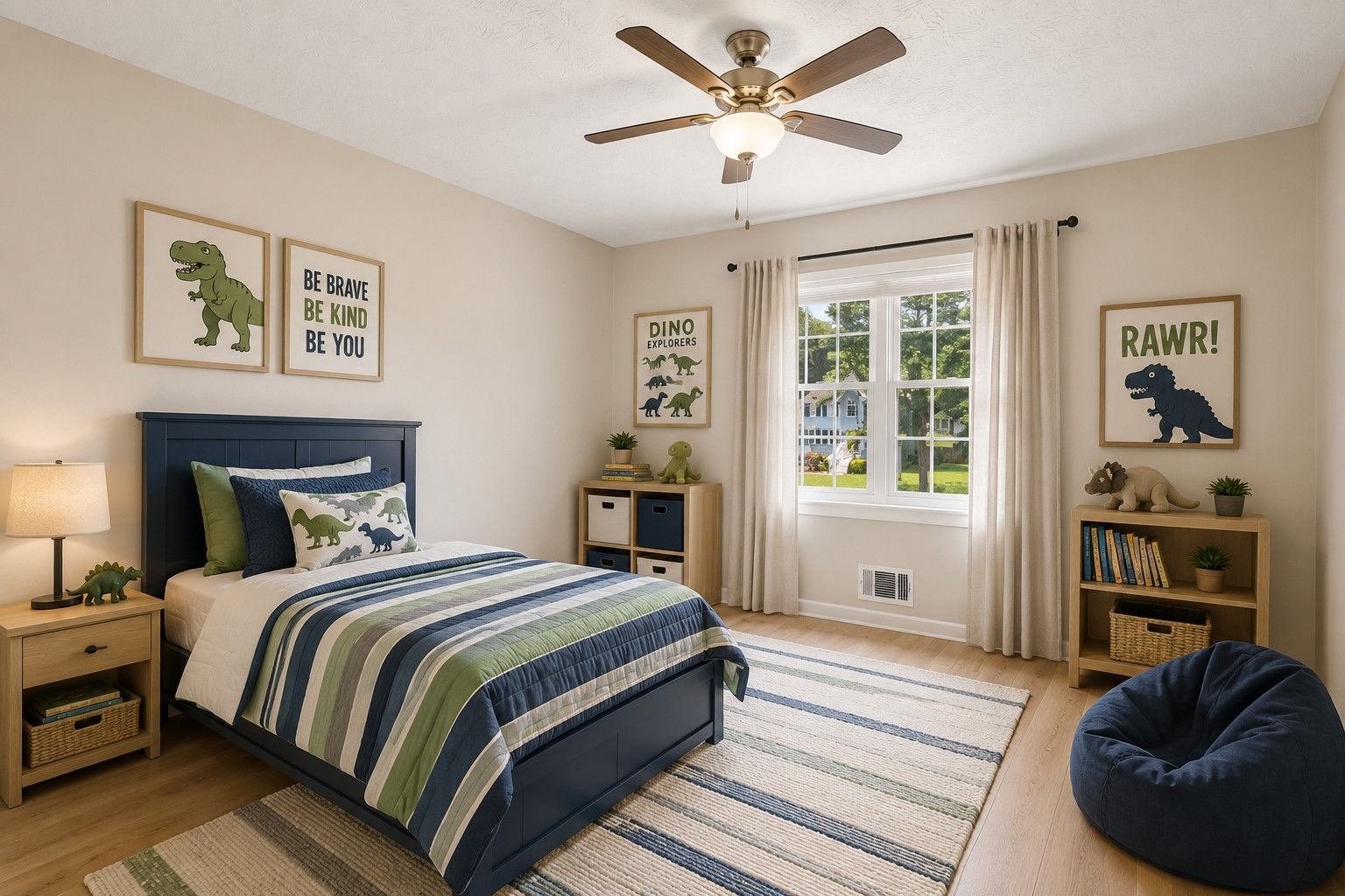 AI Virtual Staged - Bedroom