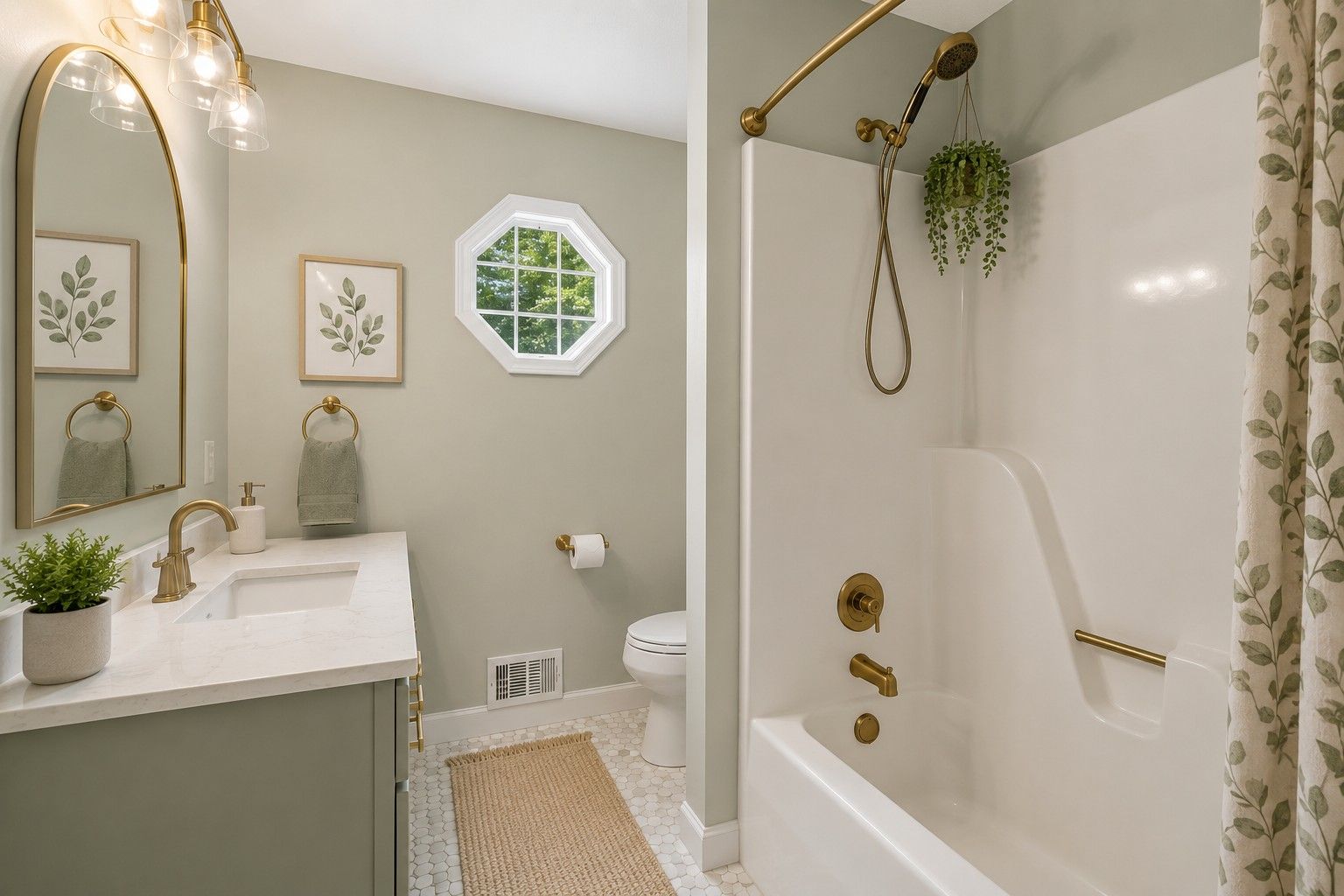 AI Virtual Staged - Bathroom