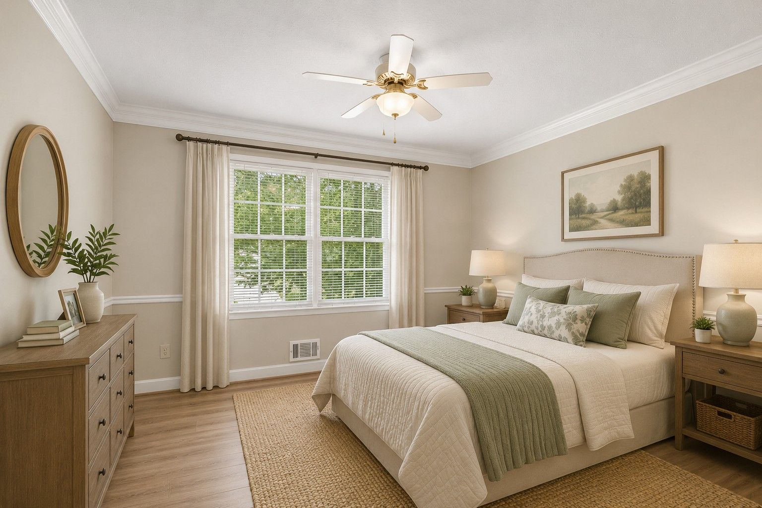 AI Virtual Staged - Bedroom