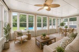 AI Virtual Staged - Sun Room