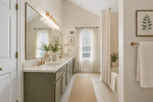 AI Virtual Staged - Primary Bathroom