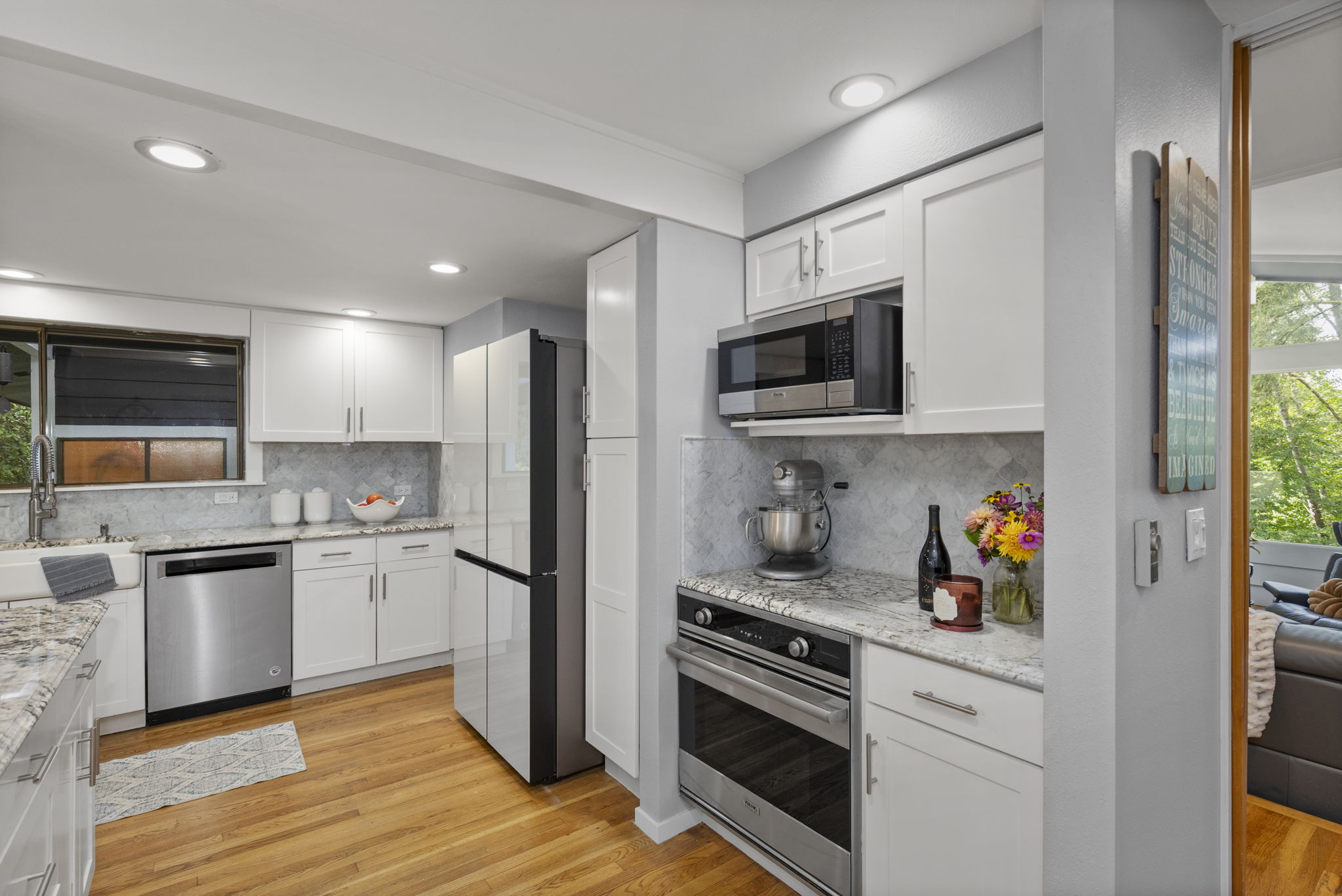 Bright, open kitchen designed for both function and style