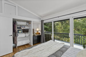 Garden views from your private main floor bedroom