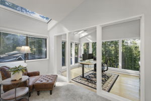 Versatile upper level flex space