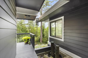 From entryway to deck, nature awaits