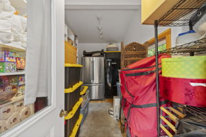 Flexible space for work, storage, or play off garage