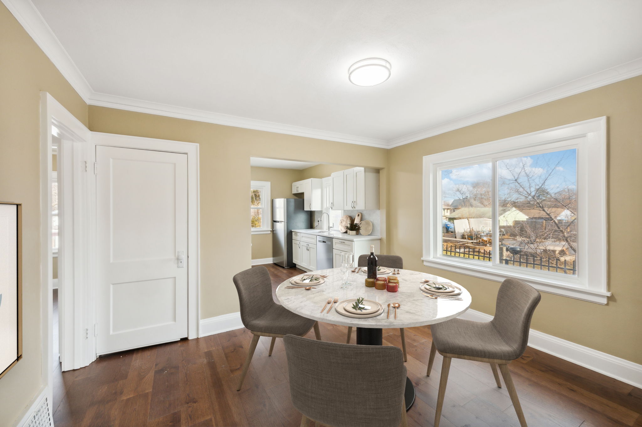 Spacious formal dining room